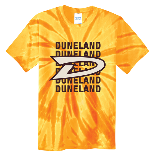Duneland Swim Club T-shirt - Tie-Dye Shirt - Nottingham Embroidery