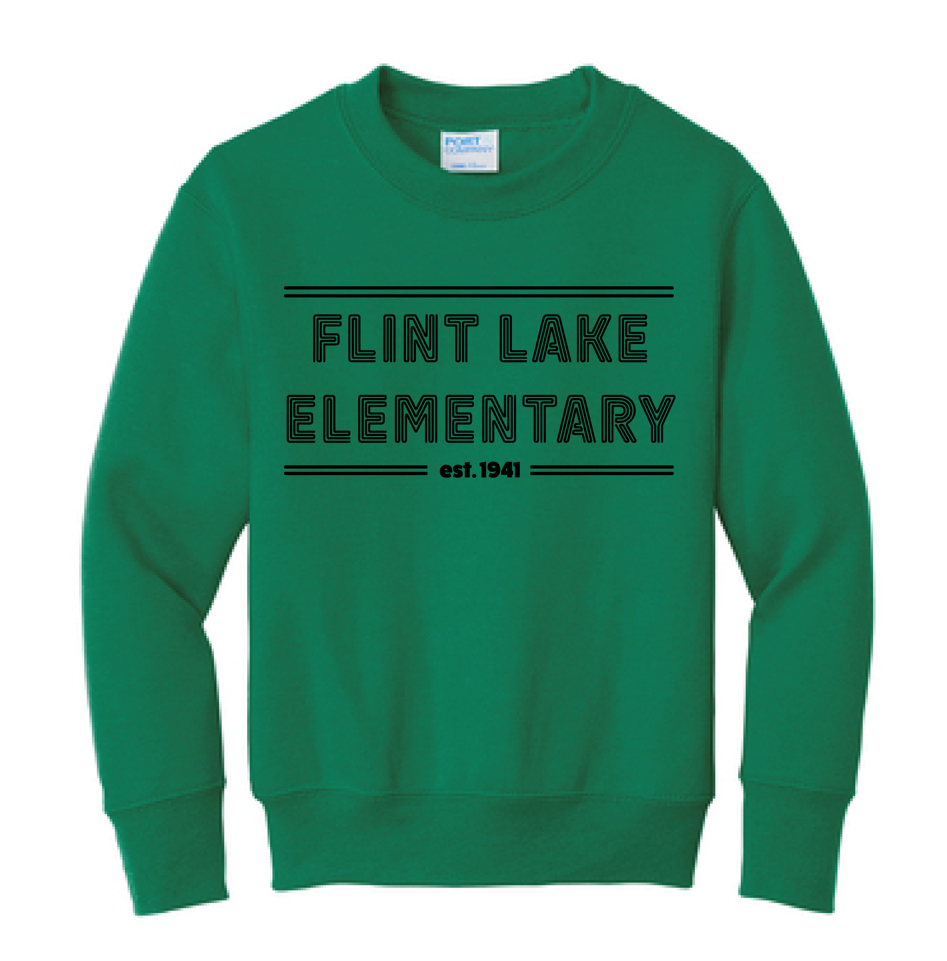 Flint Lake Elementary School | Flint Lake Est. Shirt - Nottingham Embroidery