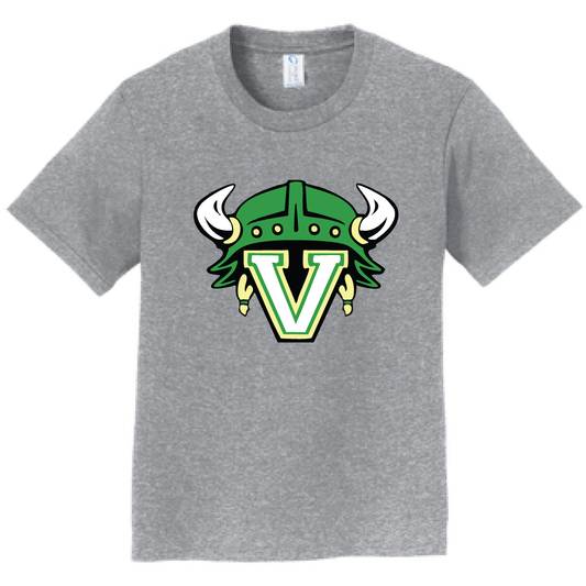 Valparaiso Vikings | Vikings Helmet T-Shirt - Nottingham Embroidery