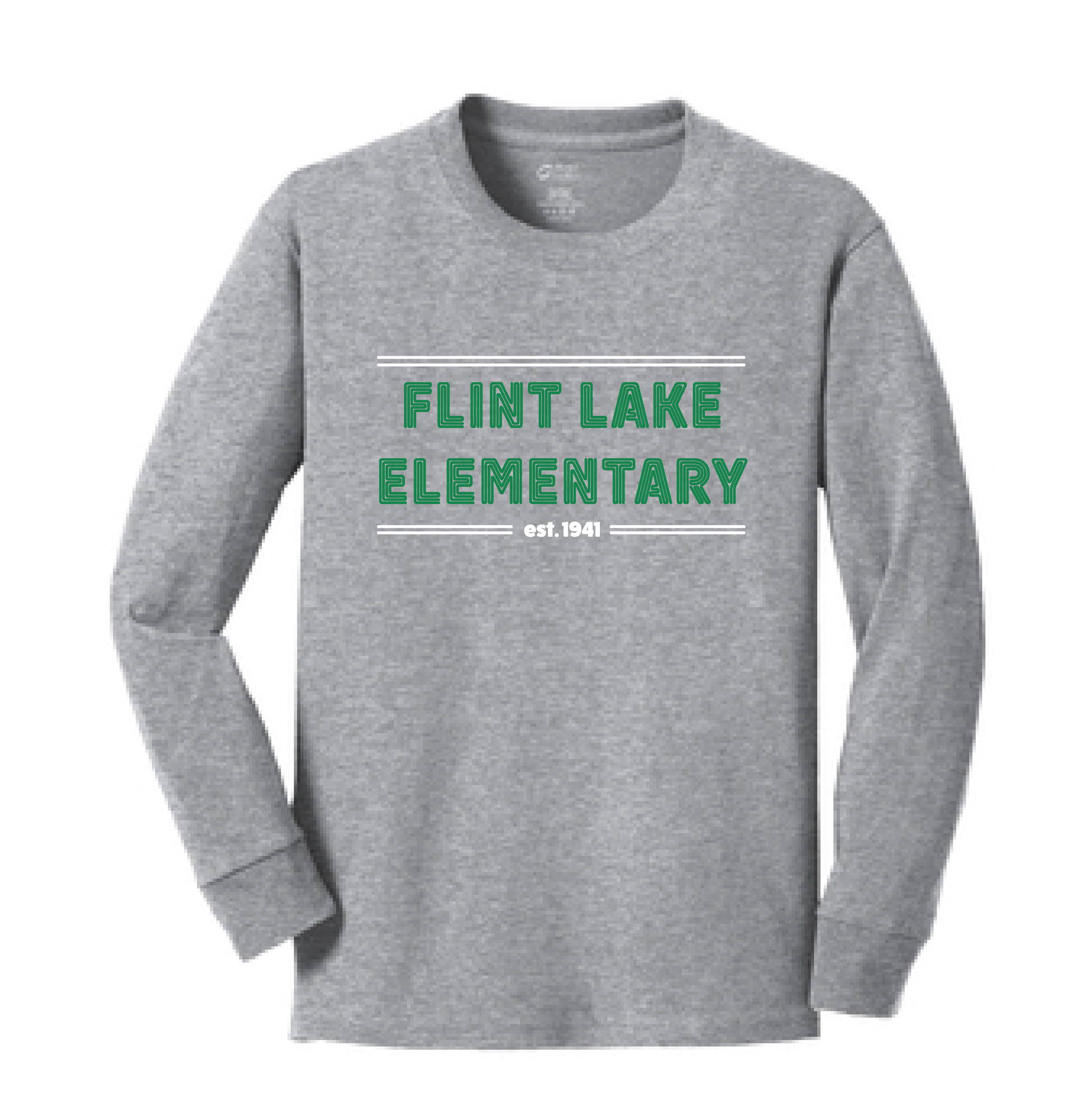 Flint Lake Elementary School | Flint Lake Est. Shirt - Nottingham Embroidery