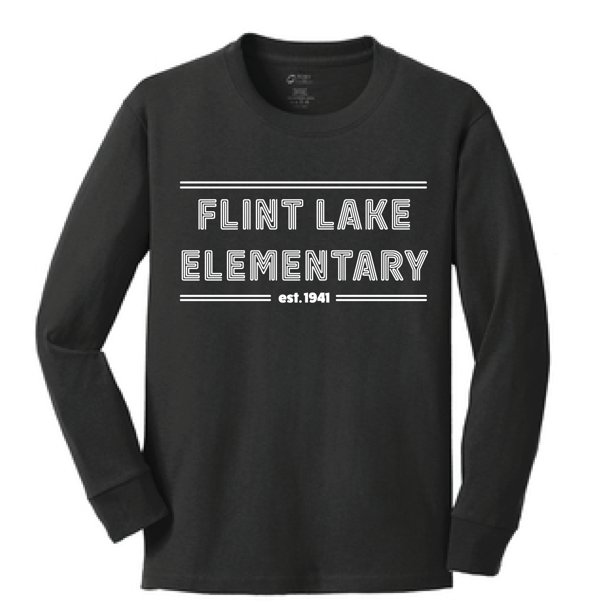 Flint Lake Elementary School | Flint Lake Est. Shirt - Nottingham Embroidery