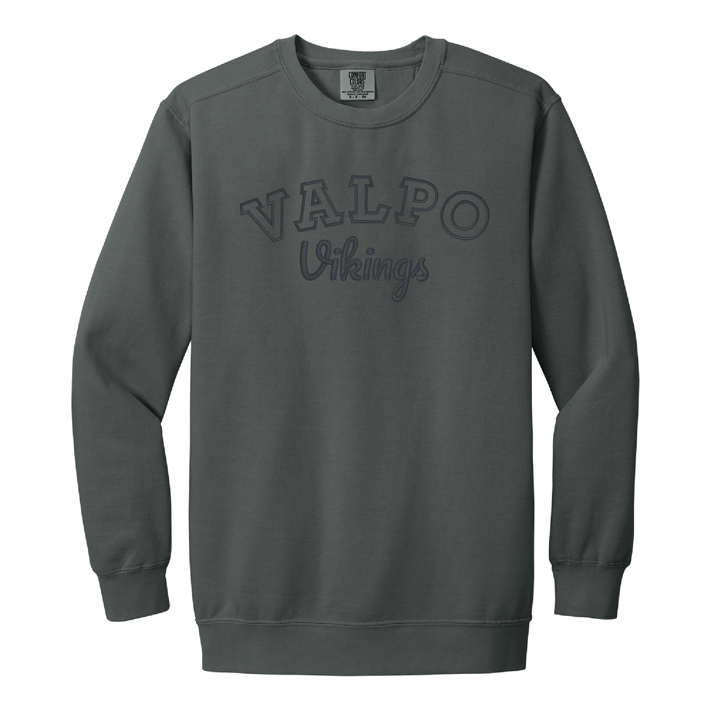 Valparaiso | Embroidered Varsity Crewneck Sweatshirt