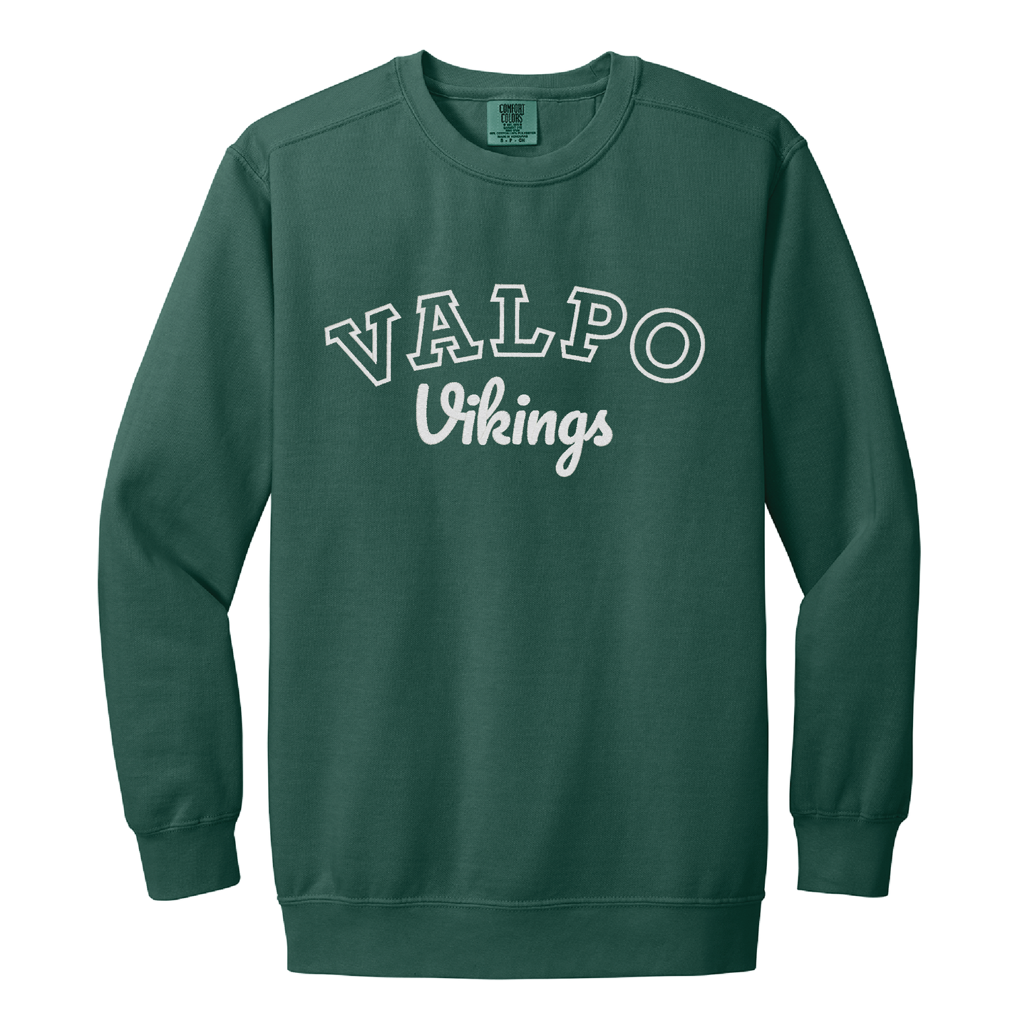 Valparaiso | Embroidered Varsity Crewneck Sweatshirt