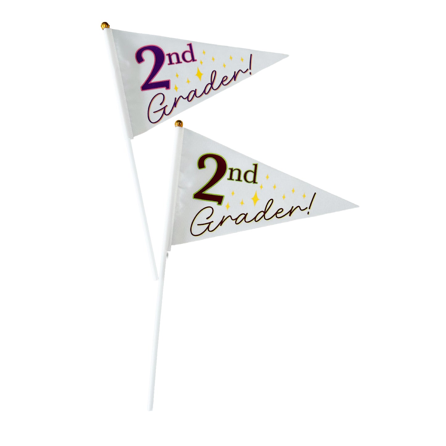 Back to School: Grade Pennant Flag