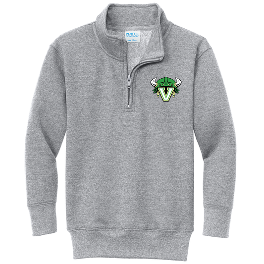 Valparaiso Vikings | Vikings Helmet 1/4 Zip Jacket - Nottingham Embroidery