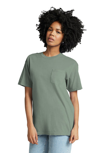Custom Comfort Colors® Heavyweight Ring Spun Pocket Tee - Nottingham Embroidery