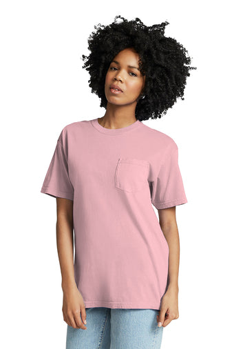 Custom Comfort Colors® Heavyweight Ring Spun Pocket Tee - Nottingham Embroidery