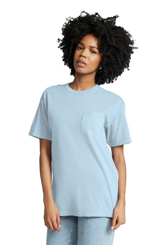 Custom Comfort Colors® Heavyweight Ring Spun Pocket Tee - Nottingham Embroidery