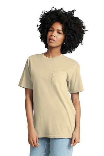 Custom Comfort Colors® Heavyweight Ring Spun Pocket Tee - Nottingham Embroidery