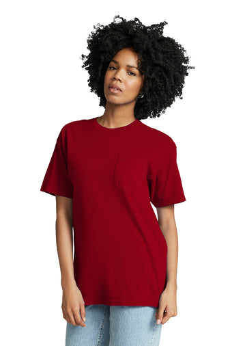 Custom Comfort Colors® Heavyweight Ring Spun Pocket Tee - Nottingham Embroidery