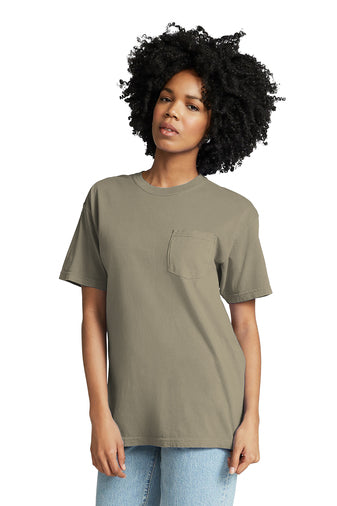 Custom Comfort Colors® Heavyweight Ring Spun Pocket Tee - Nottingham Embroidery