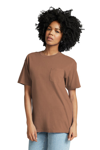 Custom Comfort Colors® Heavyweight Ring Spun Pocket Tee - Nottingham Embroidery