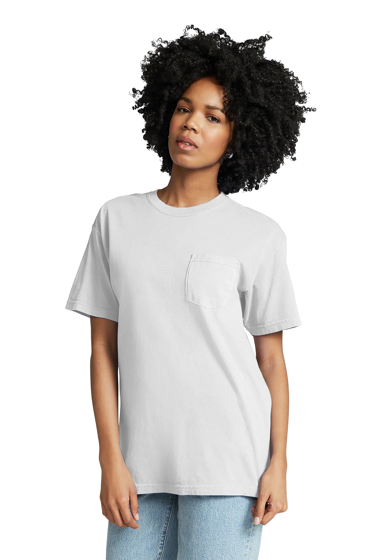 Custom Comfort Colors® Heavyweight Ring Spun Pocket Tee - Nottingham Embroidery