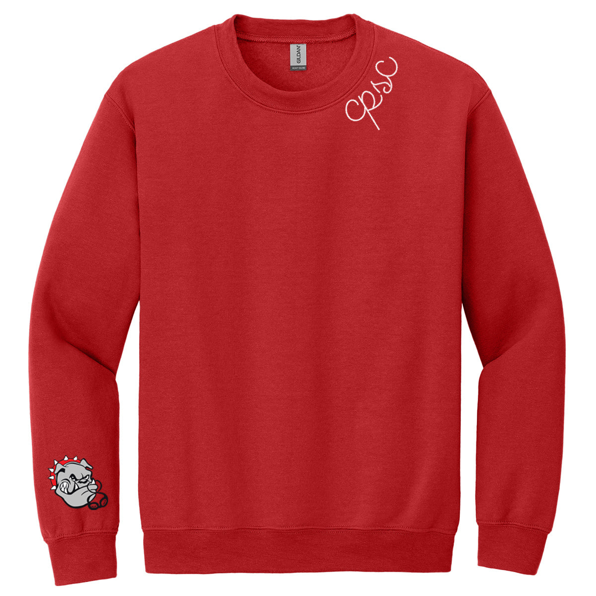 Crown Point Swim Club: Chain Stitched Collar Crewneck