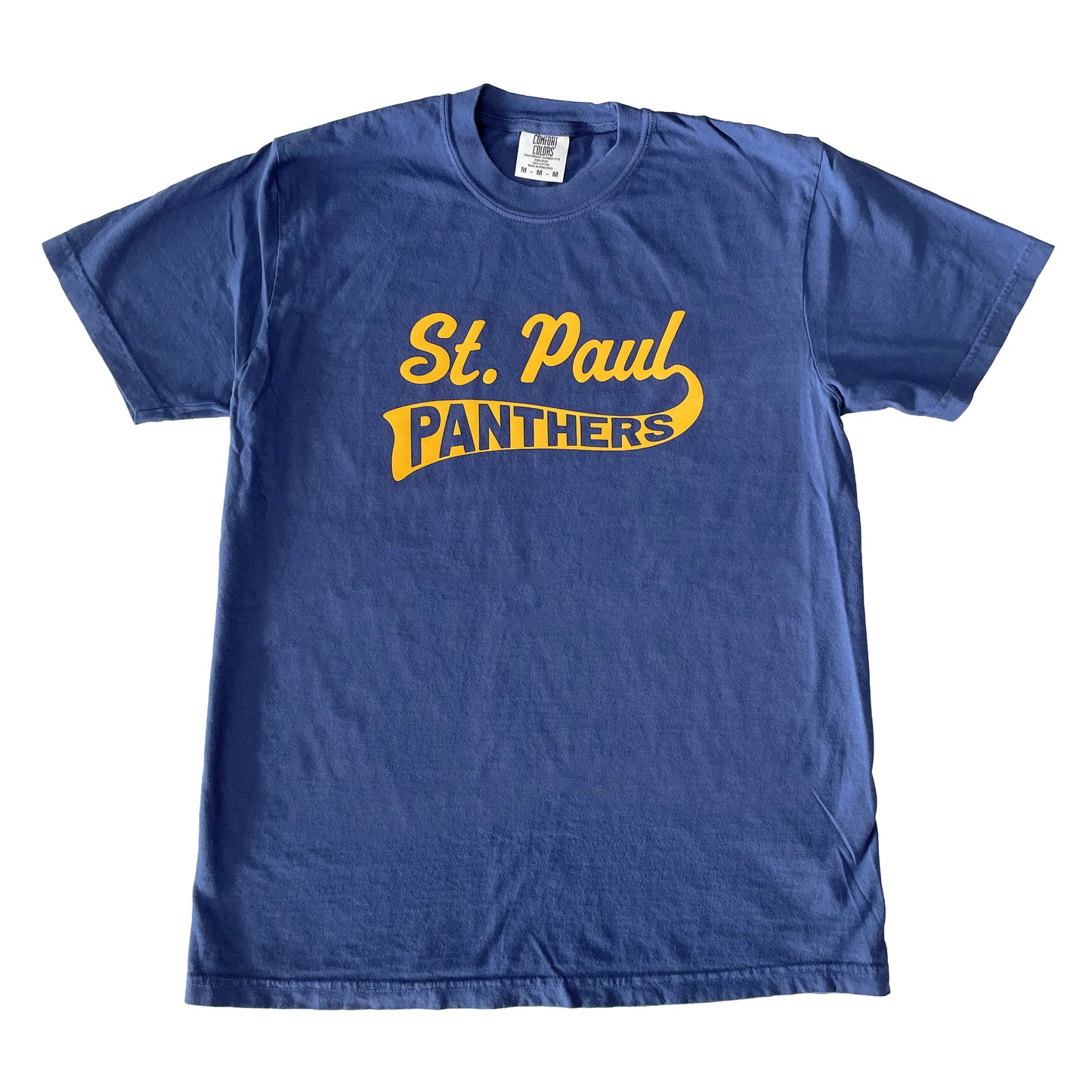 Saint Paul Panthers: Soft Flock Varsity Tee