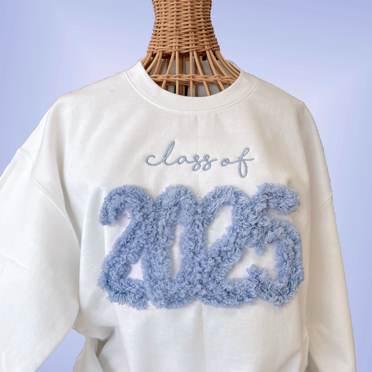 Class Of... Chenillé Crewneck | Embroidered Yarn Sweatshirt