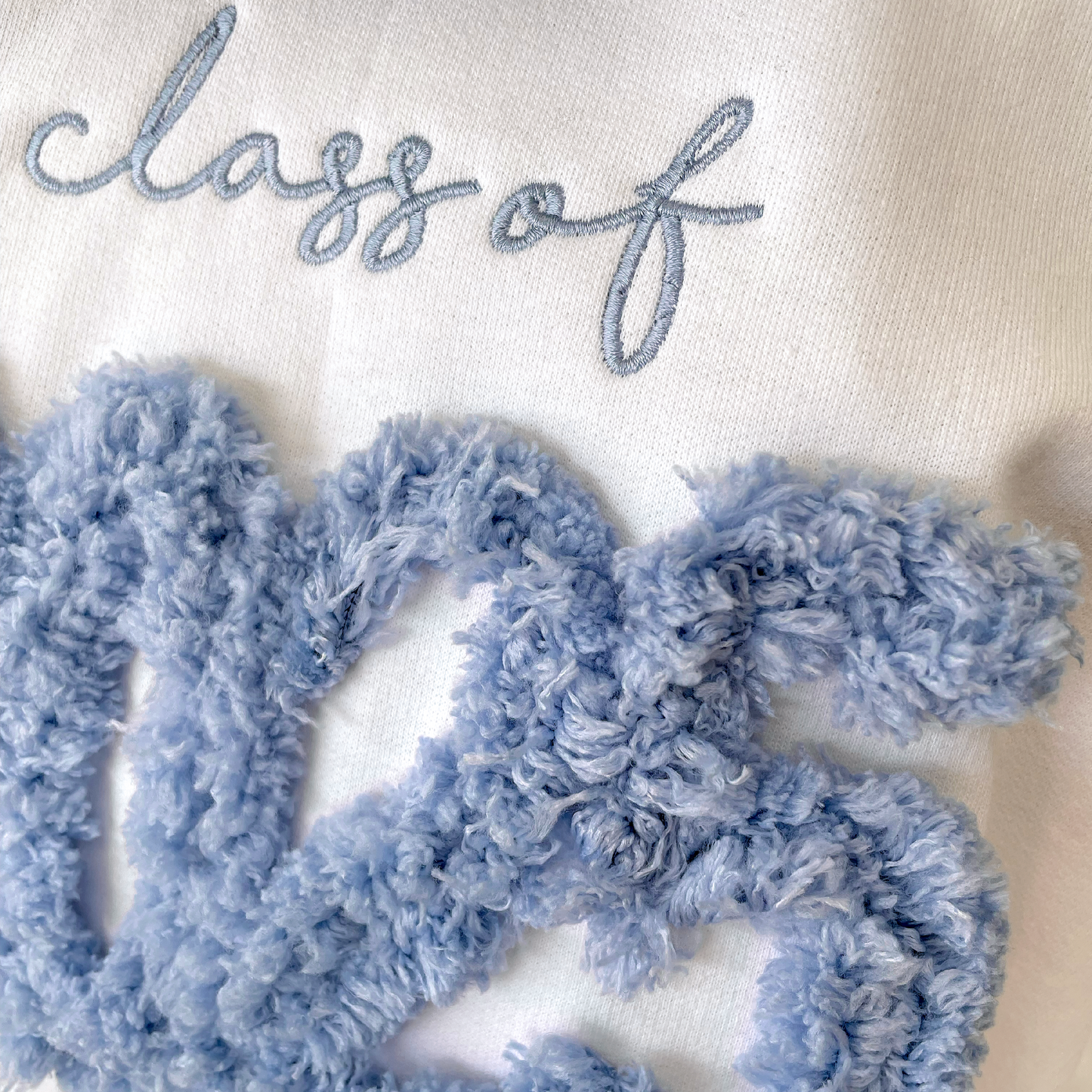 Class Of... Chenillé Crewneck | Embroidered Yarn Sweatshirt