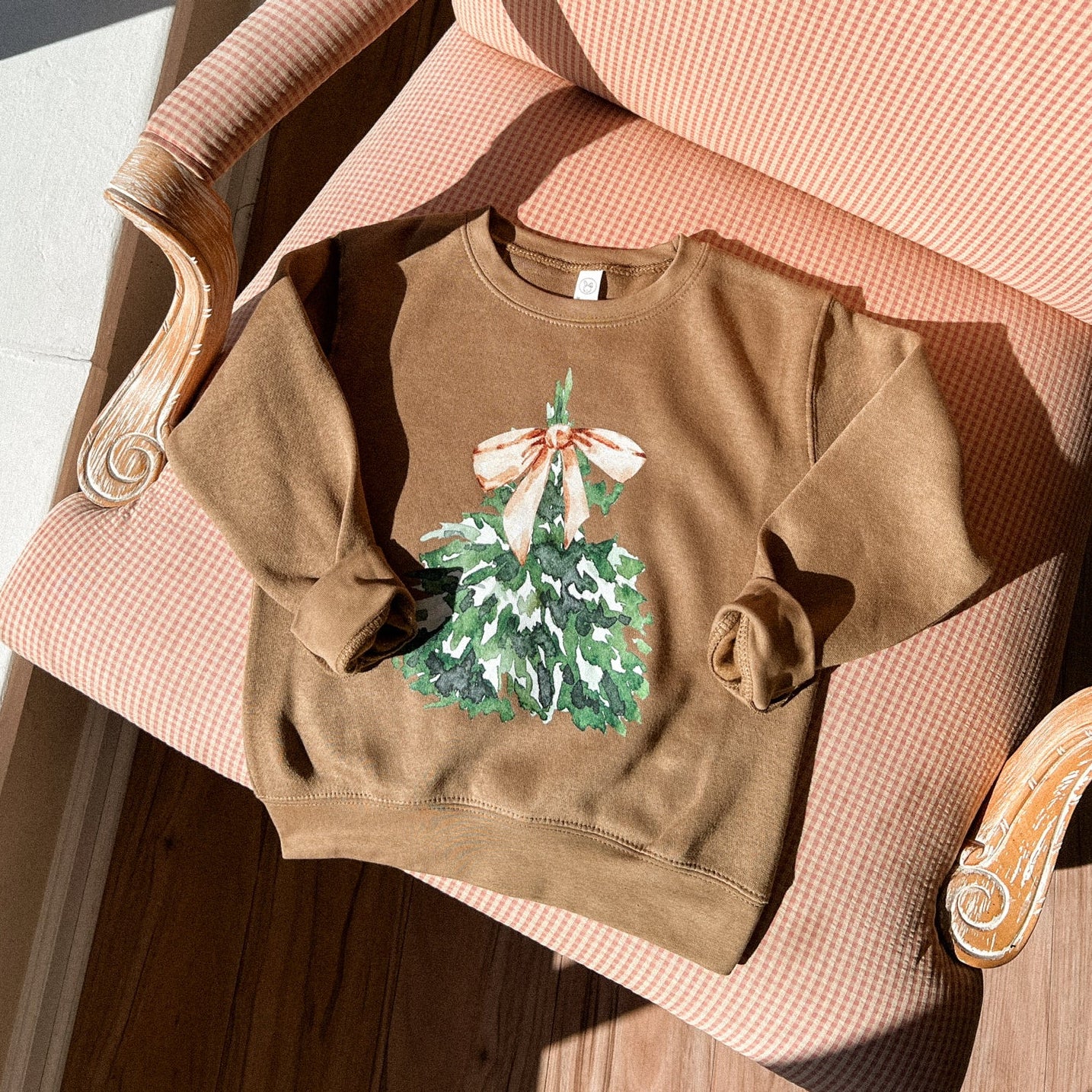 Christmas: Winter Bow Tree Crewneck