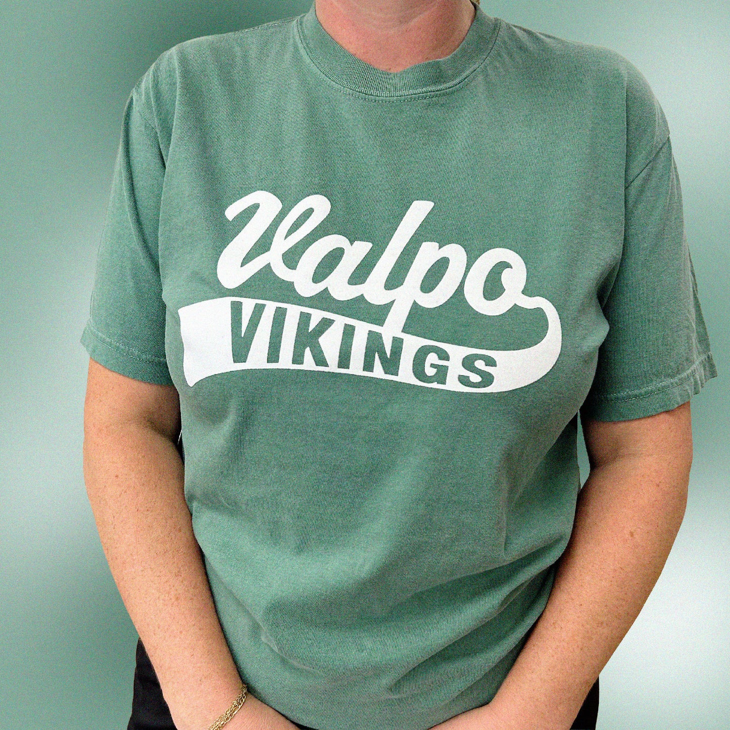 Valparaiso Vikings: Soft Flock Varsity Tee