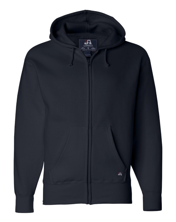 COMMERCIAL ACCOUNT | Full Zip Hooded Sweatshirt - Nottingham Embroidery