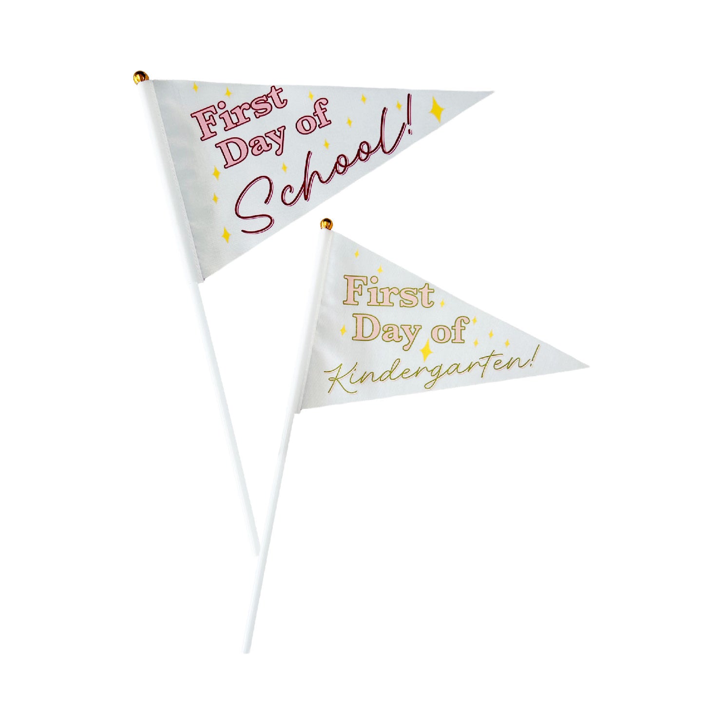 Back to School: Grade Pennant Flag