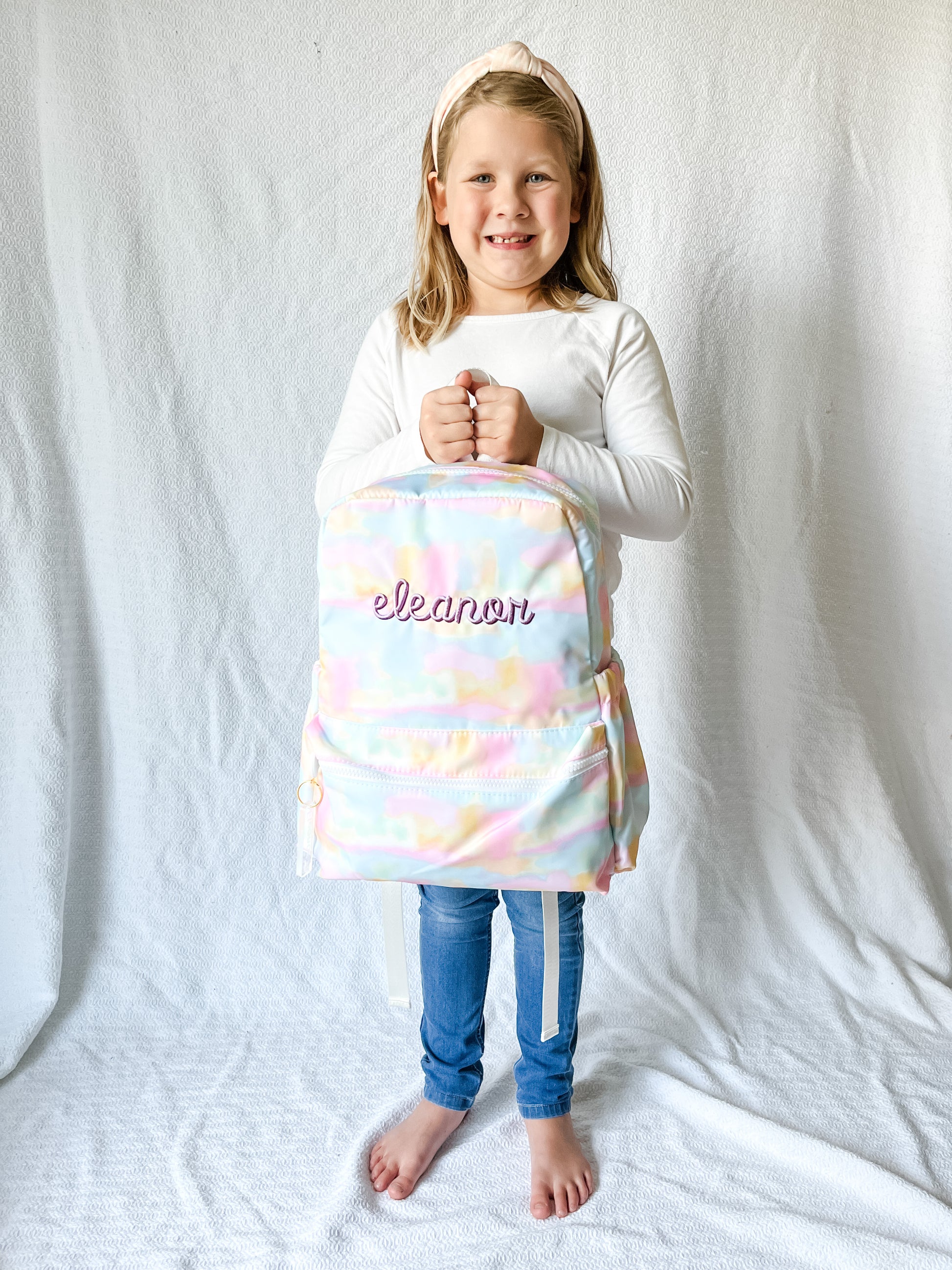 Custom Embroidered TRVL Backpacker - Nottingham Embroidery