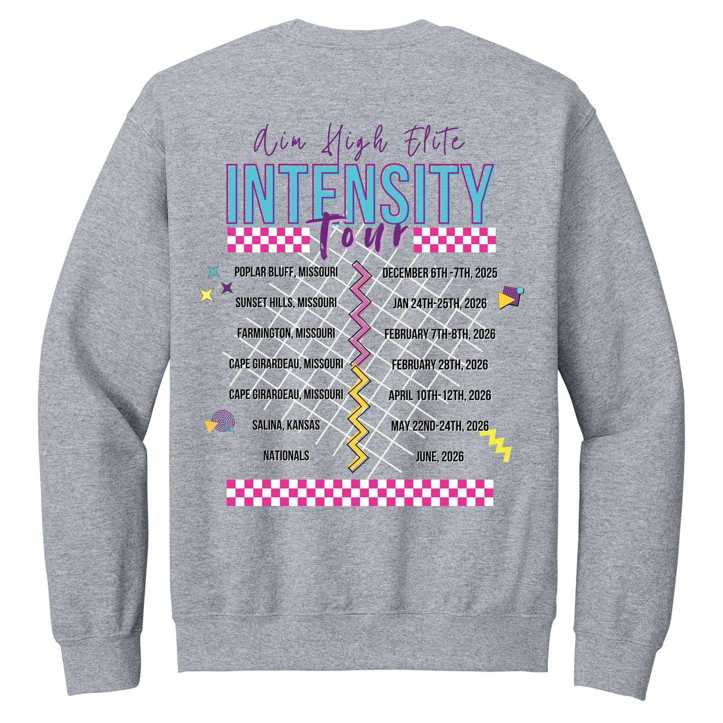 Aim High Elite: Intensity Tour Shirt