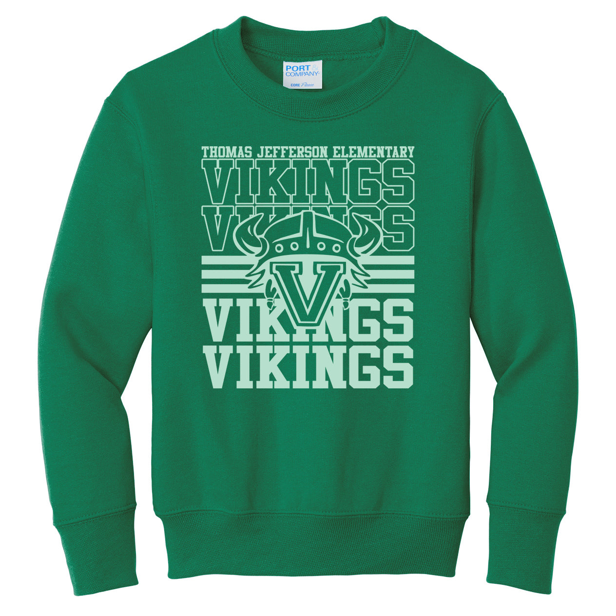 Thomas Jefferson Elementary School: Helmet Overlay Shirt