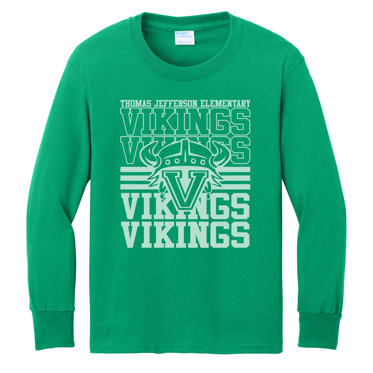 Thomas Jefferson Elementary School: Helmet Overlay Shirt