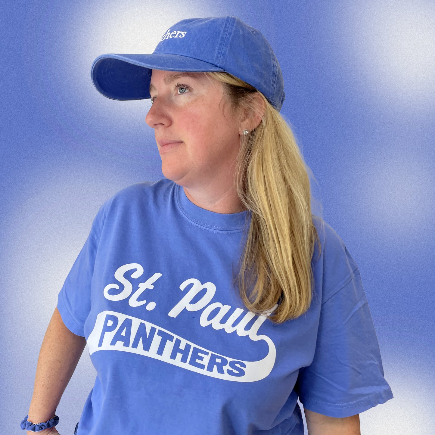Saint Paul Panthers: Soft Flock Varsity Tee