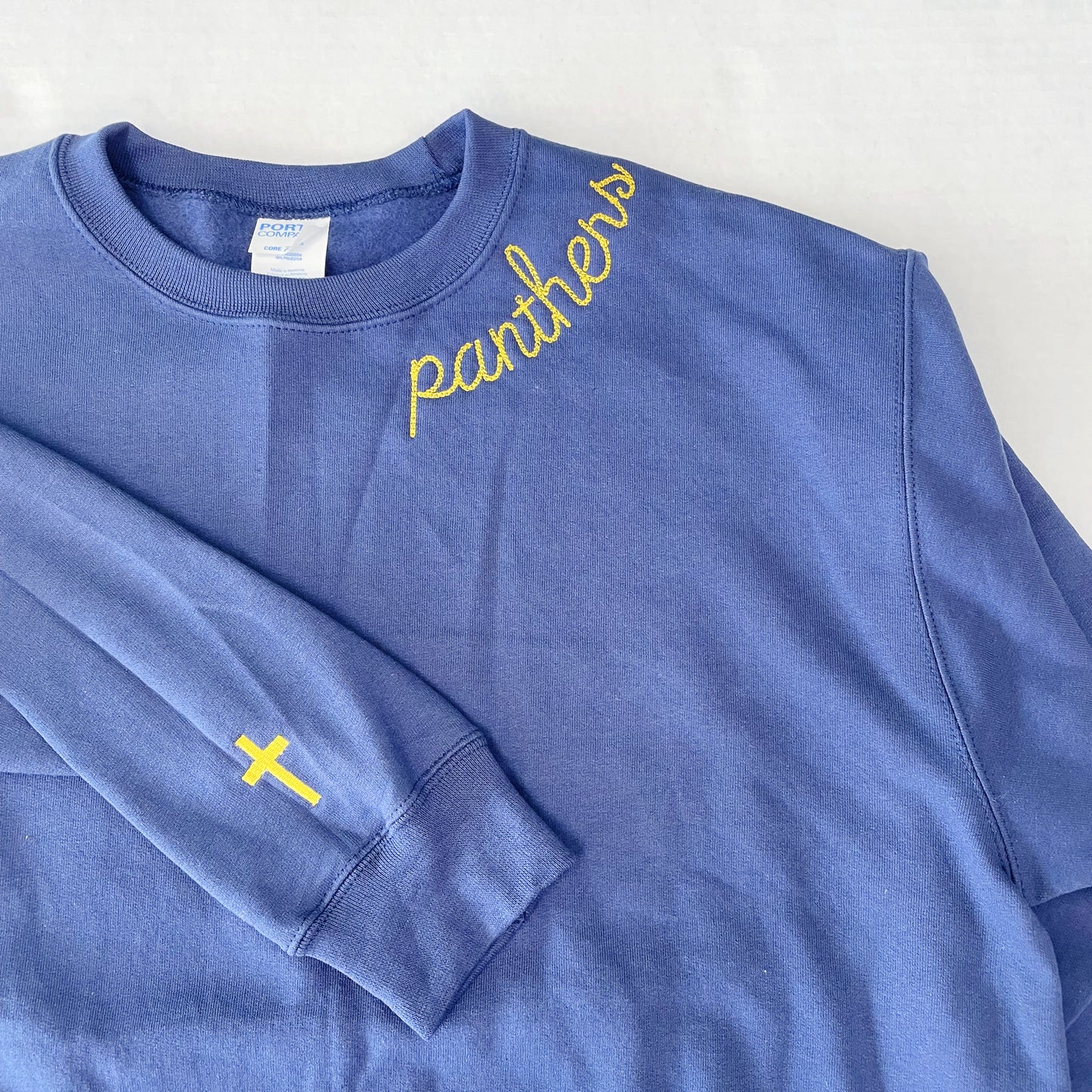 Saint Paul Panthers | Chain Stitched Collar Crewneck