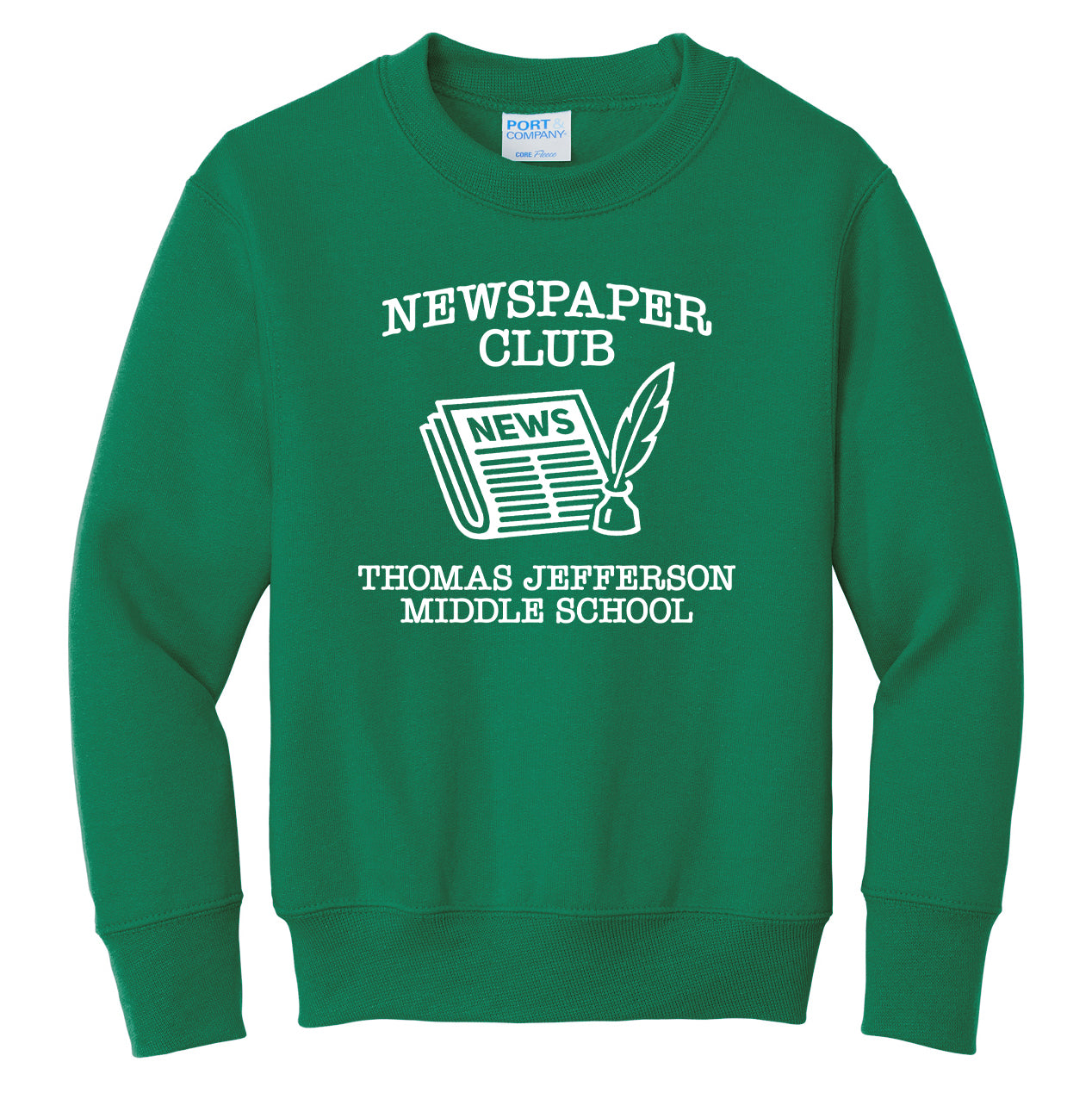 Thomas Jefferson Middle School: Newspaper Club Shirt