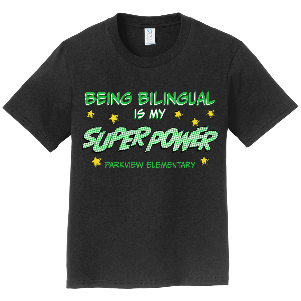 Parkview Elementary School: Bilingual Super Power Shirt