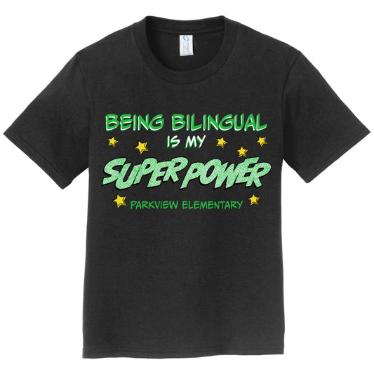 Parkview Elementary School: Bilingual Super Power Shirt
