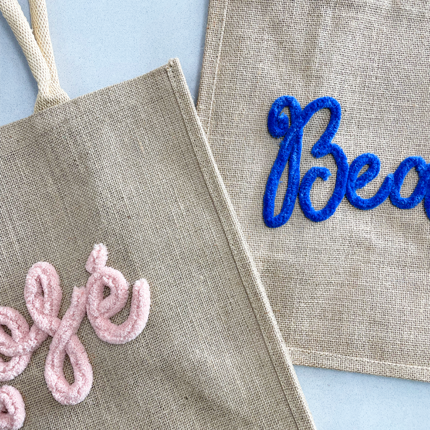 Summer Vacation: Chenillé Jute Tote