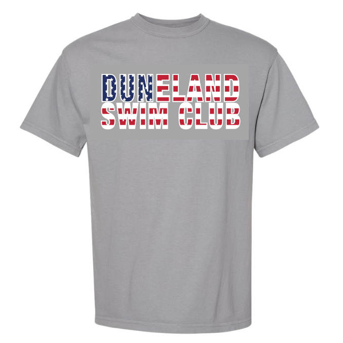 Duneland Swim Club Patriotic Youth T-Shirt - Nottingham Embroidery