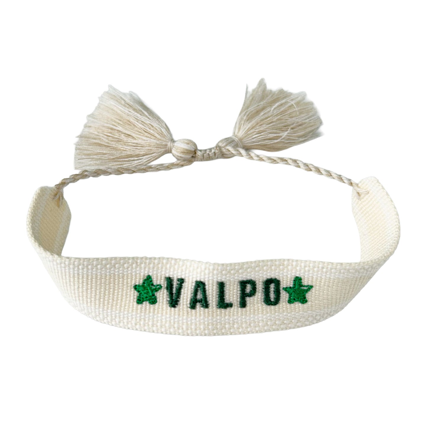 Valparaiso Vikings: Embroidered Valpo Bracelet