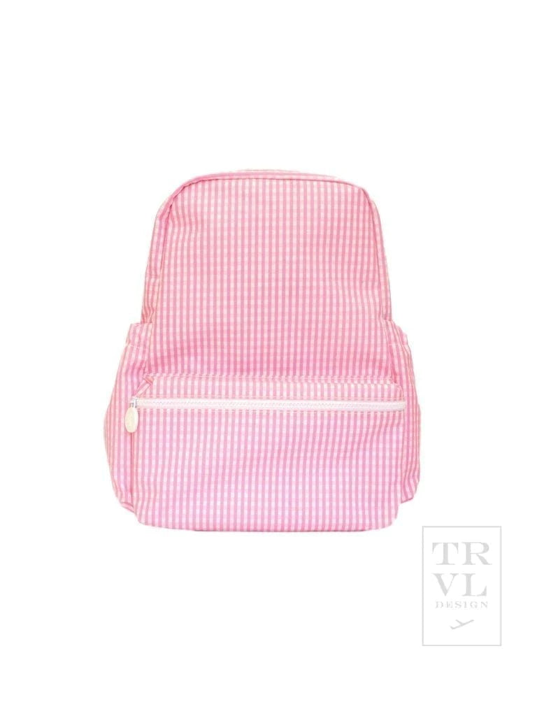 Custom Gingham TRVL Backpacker - Nottingham Embroidery