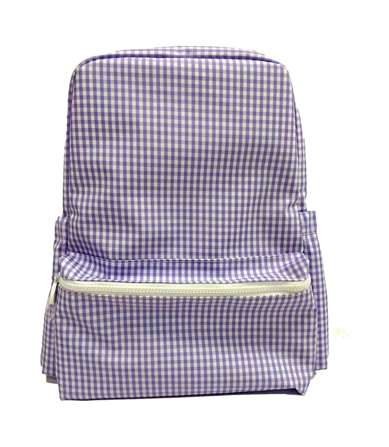 Custom Gingham TRVL Backpacker - Nottingham Embroidery