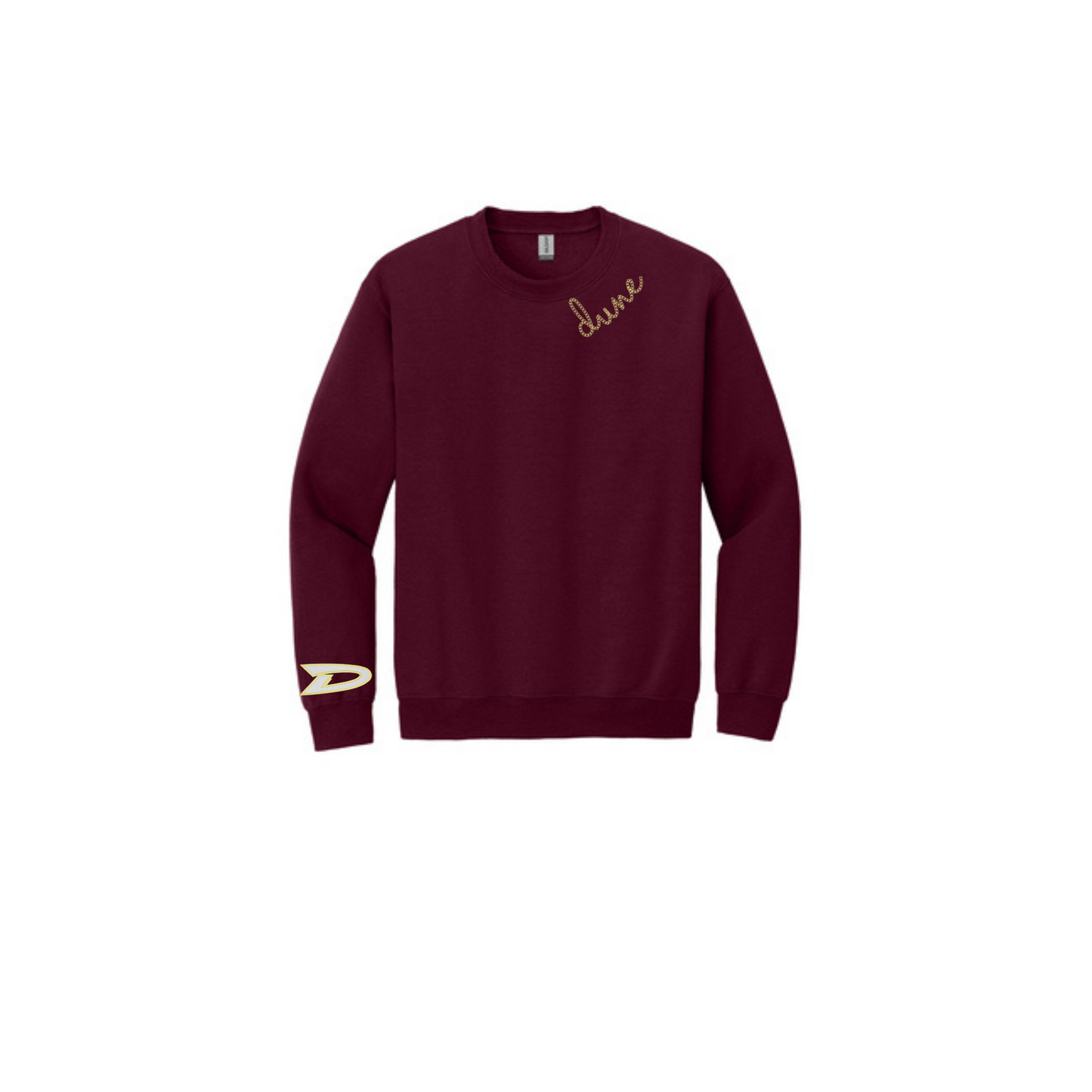 Duneland Swim Club | Embroidered Chain Stitched Collar Crewneck