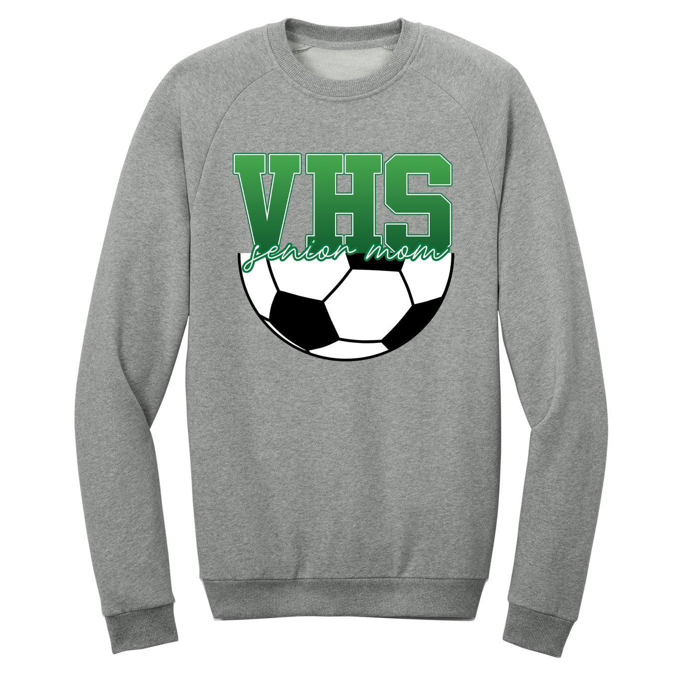 Valparaiso Soccer: Girls Soccer Senior Mom Crewneck Sweatshirt