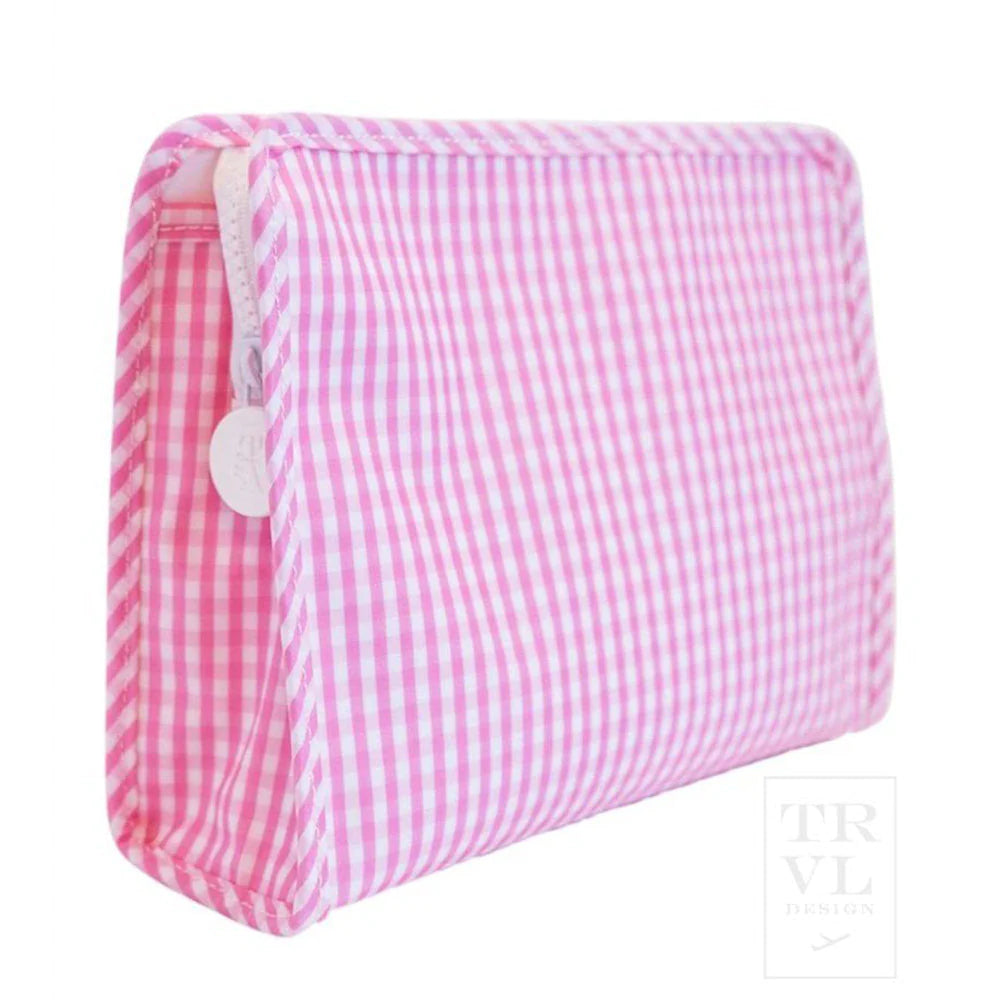 Custom Gingham TRVL Roadie Bag - Nottingham Embroidery