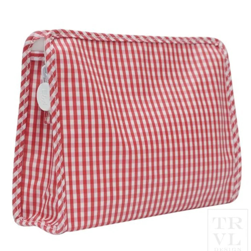 Custom Gingham TRVL Roadie Bag - Nottingham Embroidery
