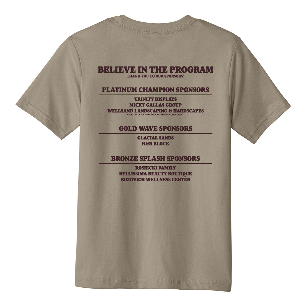 Duneland Swim Club | Sponsor Tee