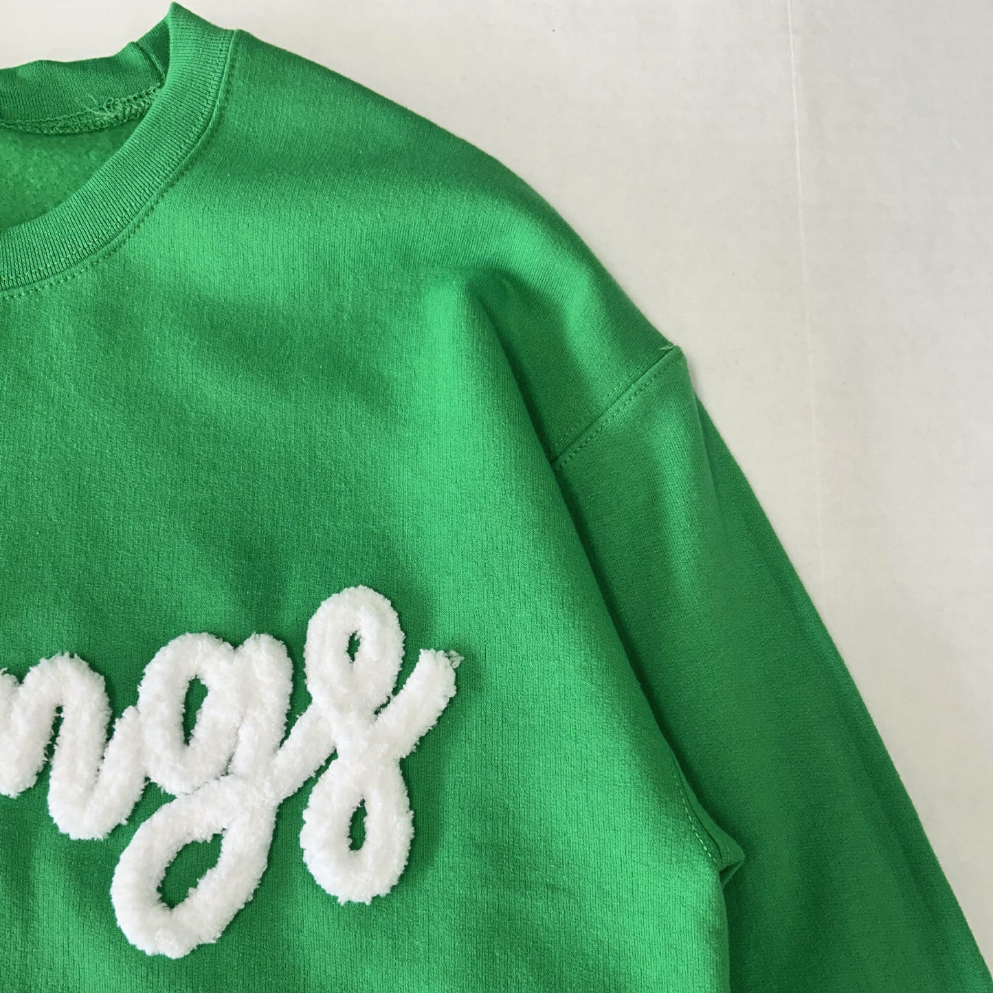 Valparaiso Vikings: Chenillé Crewneck | Embroidered Yarn Sweatshirt