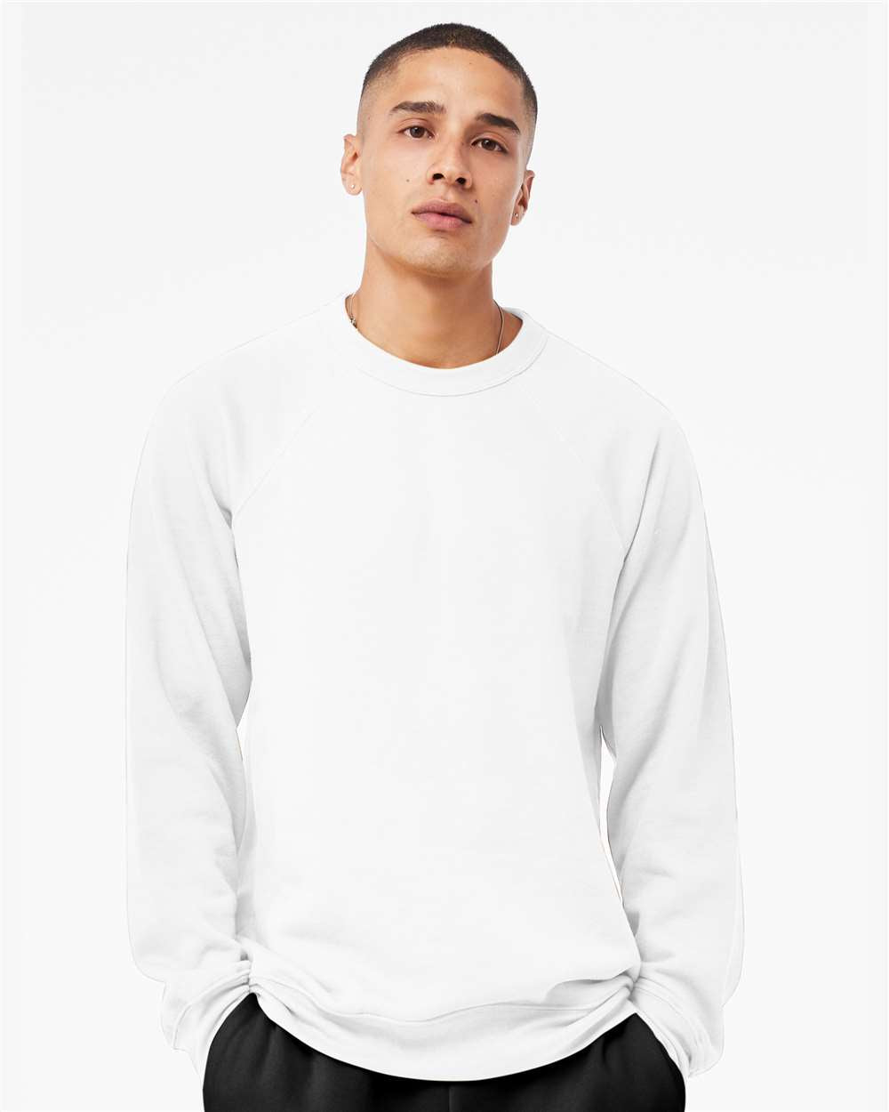 Custom Raglan Crewneck Sweatshirt - Nottingham Embroidery