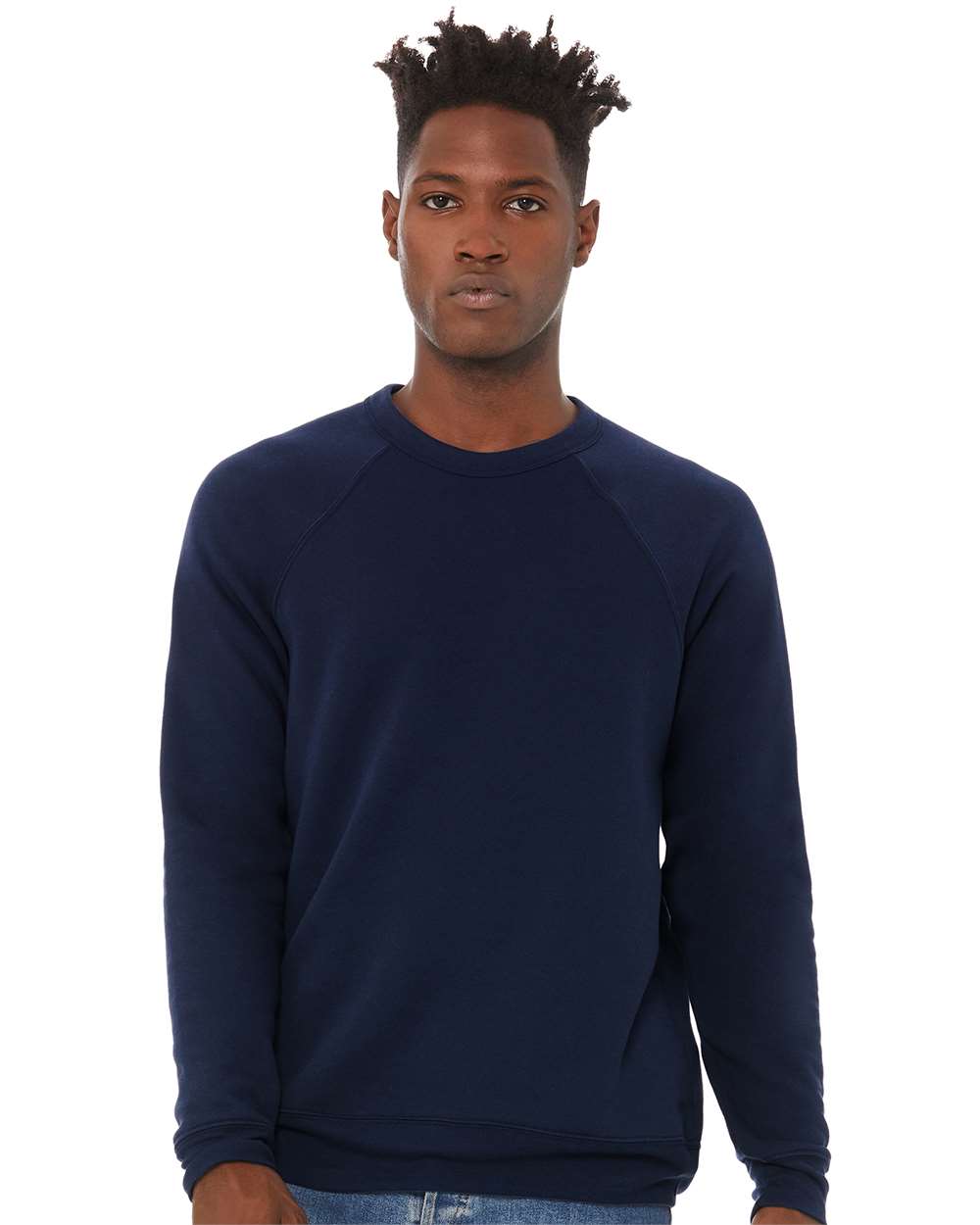 Custom Raglan Crewneck Sweatshirt - Nottingham Embroidery