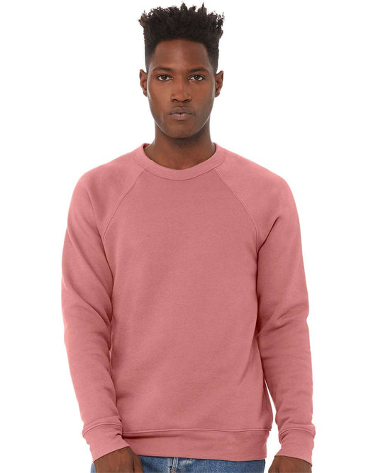 Custom Raglan Crewneck Sweatshirt - Nottingham Embroidery