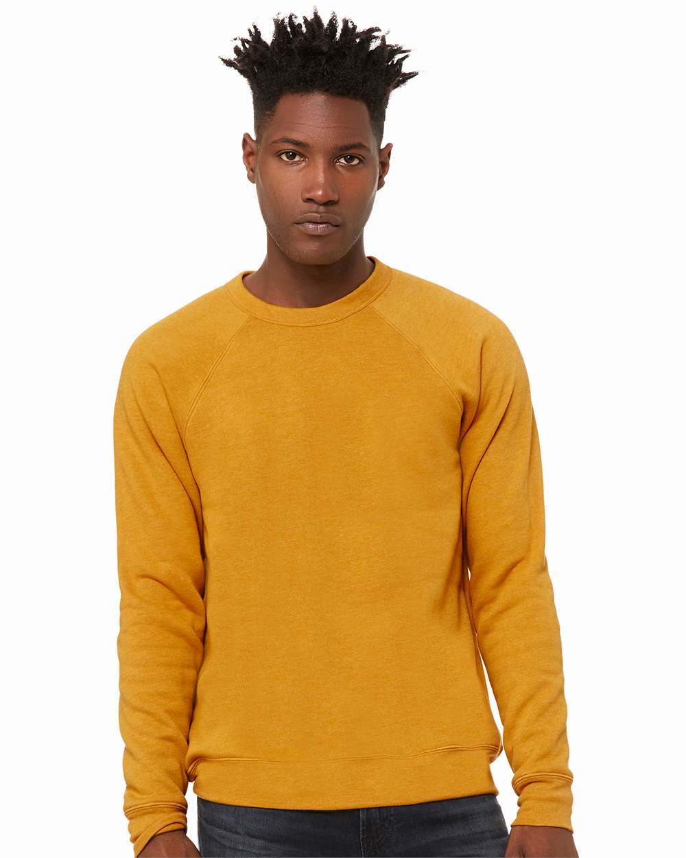 Custom Raglan Crewneck Sweatshirt - Nottingham Embroidery