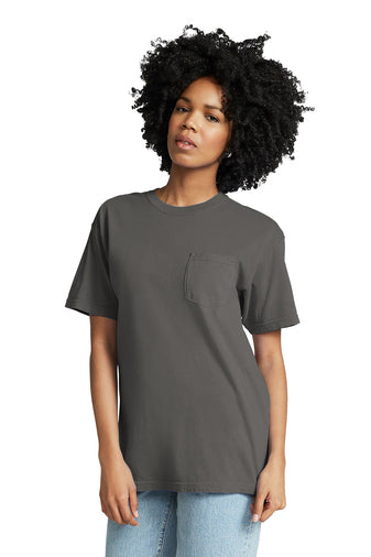 Custom Comfort Colors® Heavyweight Ring Spun Pocket Tee - Nottingham Embroidery